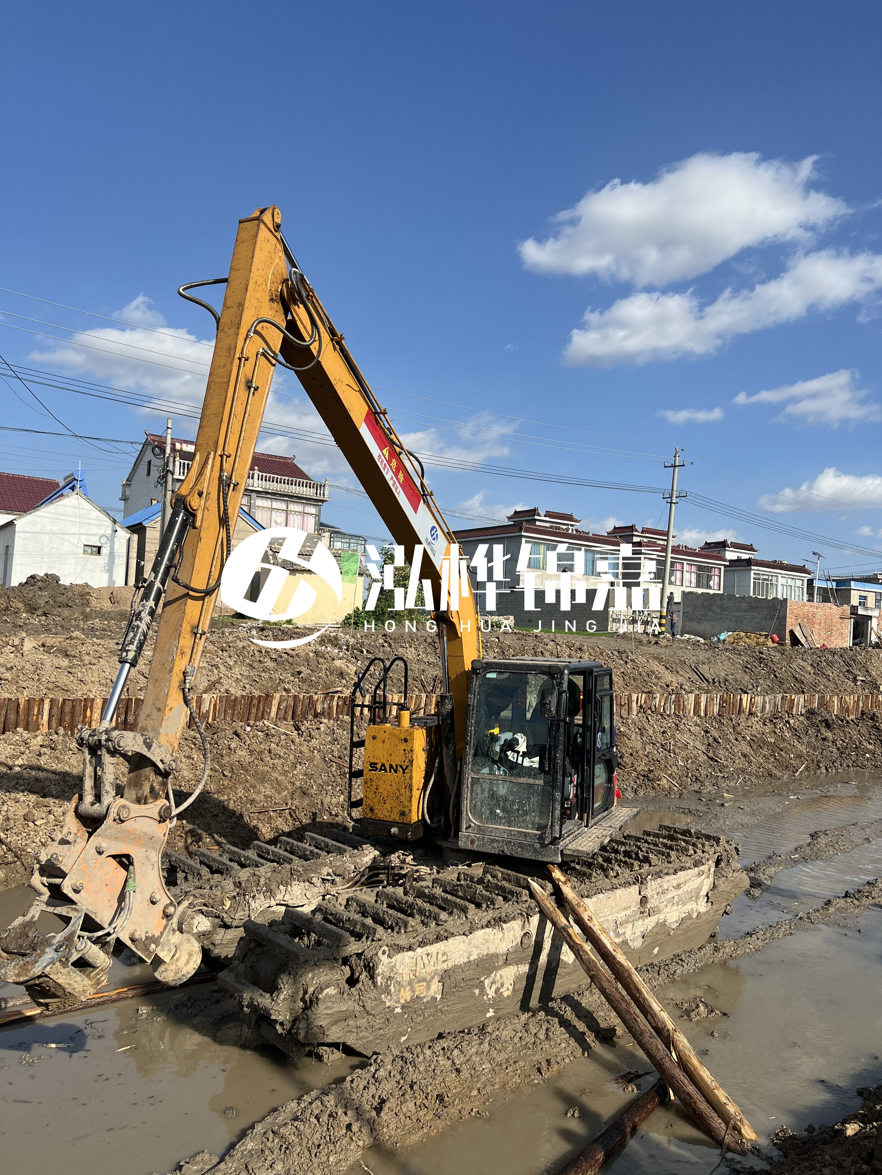 汕頭松木樁源頭廠(chǎng)家-河道護坡打樁對河岸保護有何作用？