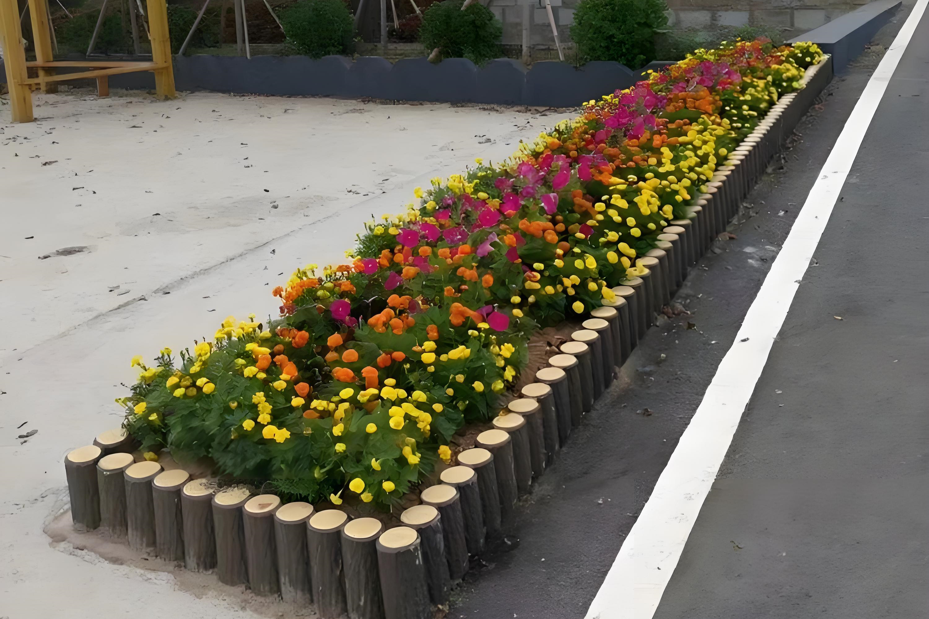 水泥仿木樁施工隊泓樺錦嘉 - 庭院打仿木樁選多大直徑合適？